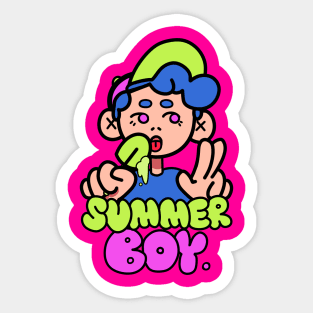 Summer Boy ! Sticker